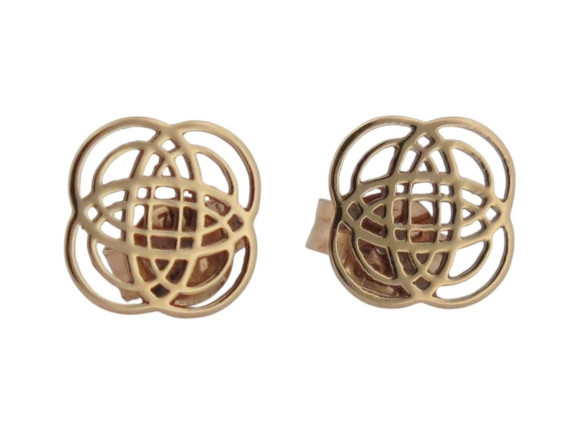 boucles d'oreilles ginette ny purity boin puces or