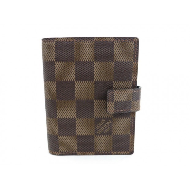 NEUF COUVERTURE MINI AGENDA LOUIS VUITTON DAMIER EBENE BLOC NOTE DIARY 355€