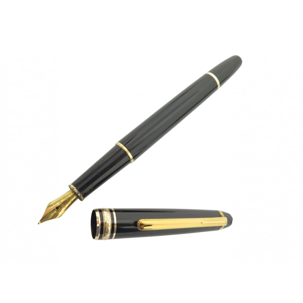 STYLO PLUME MONTBLANC MEISTERSTUCK CLASSIQUE DORE 132464 NOIR FOUNTAIN PEN 690€