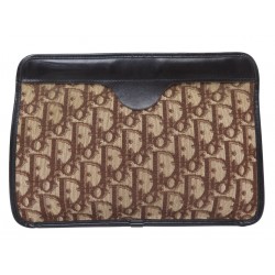 VINTAGE SAC POCHETTE CHRISTIAN DIOR TOILE MONOGRAMME OBLIQUE TROUSSE POUCH 940€