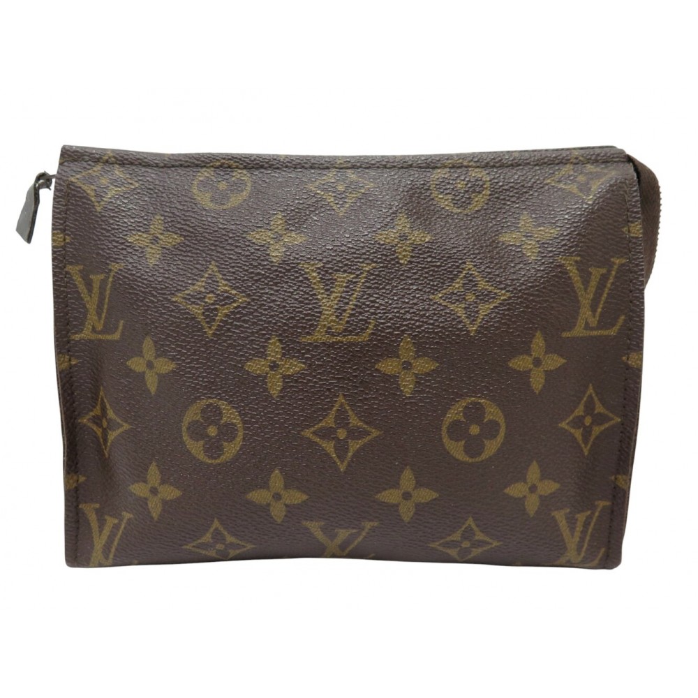 VINTAGE POCHETTE LOUIS VUITTON TROUSSE POCHE TOILETTE 19 MONOGRAM M47544 850€