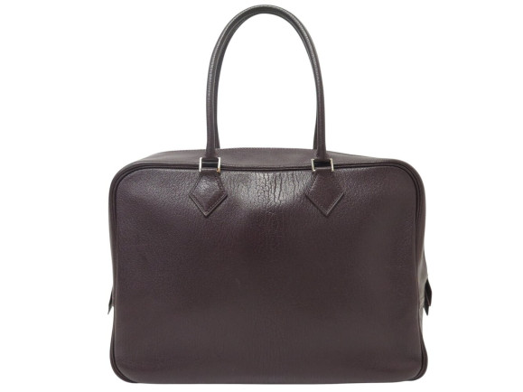  sac a main hermes plume 32 1999 en cuir chevre