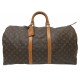 VINTAGE SAC VOYAGE A MAIN LOUIS VUITTON KEEPALL 55 TOILE MONOGRAM M41424 1500€