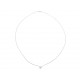 COLLIER DINH VAN LE CUBE DIAMANT 608113 EN OR BLANC 18K + BOITE NECKLACE 2070€