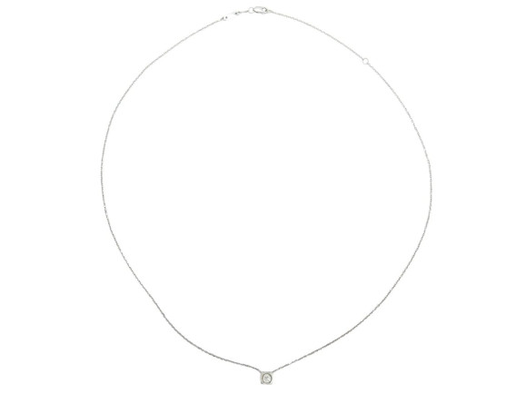 collier dinh van le cube diamant 608113 en or blanc