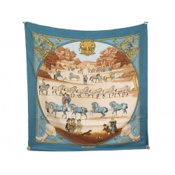 VINTAGE FOULARD HERMES PRESENTATION DE CHEVAUX 1ERE EDITION CARRE 90 SCARF 5€