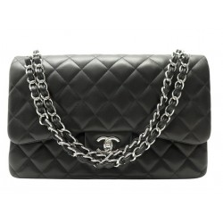 NEUF SAC A MAIN CHANEL TIMELESS GRAND CLASSIQUE A58600 JUMBO NOIR HANDBAG 11100€