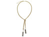  collier chanel pendentif plaque logo cc cuir 66