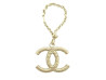  rare porte cles chanel logo cc embosse cc en