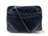 sac a main chanel camera chevron en cuir et