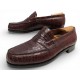 VINTAGE CHAUSSURES JM WESTON 180 EN CROCODILE MARRON + EMBAUCHOIRS LOAFERS 4805€