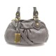 SAC A MAIN MARC BY MARC JACOBS CLASSIC Q GROOVEE BANDOULIERE CUIR GRIS BAG 335€