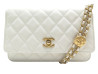 sac a main chanel o mini ap2840 cuir caviar blanc
