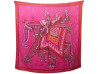 chale hermes beloved india en cachemire soie rose