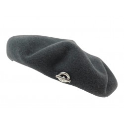 NEUF CHAPEAU HERMES BERET BONNIE SAILOR 232035N T58 FEUTRE ANTHRACITE HAT 730€