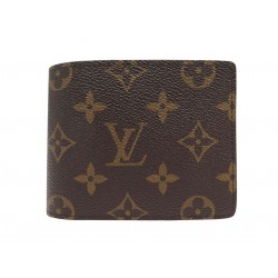 NEUF PORTEFEUILLE LOUIS VUITTON MULTIPLE NM M60895 EN TOILE MONOGRAM WALLET 420€