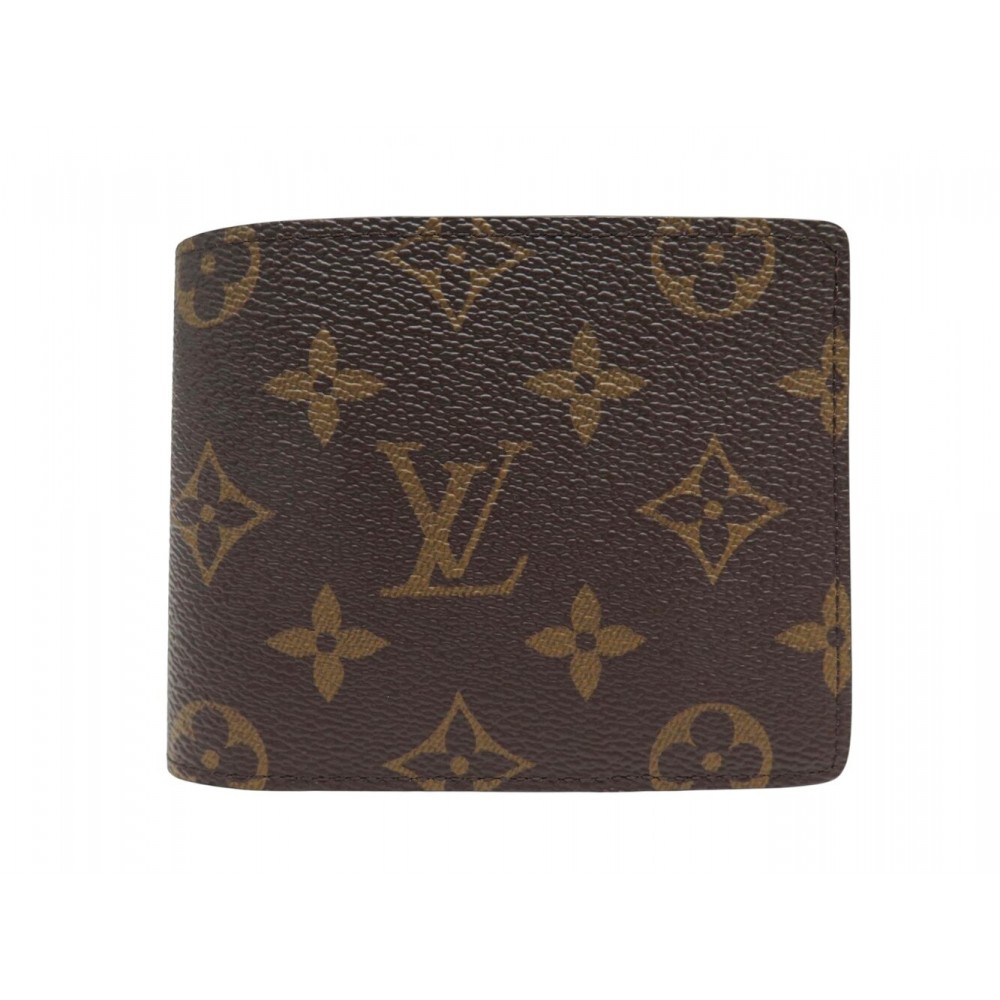 NEUF PORTEFEUILLE LOUIS VUITTON MULTIPLE NM M60895 EN TOILE MONOGRAM WALLET 420€