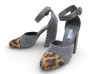 chaussures prada escarpins a brides 40 en daim