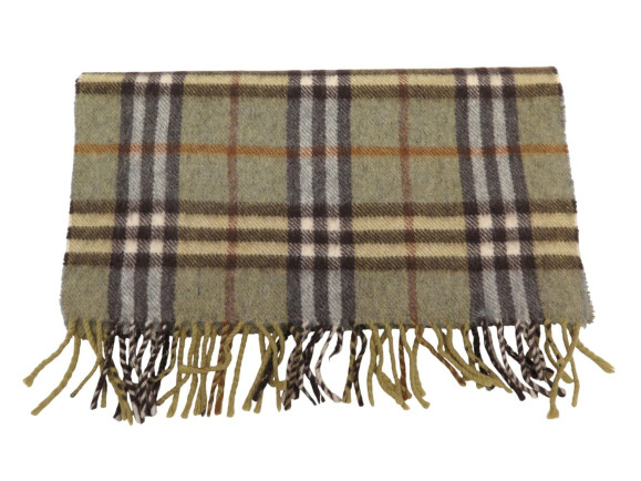  echarpe burberrys tartan cachemire vert