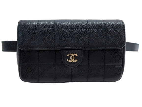 sac a main chanel pochette ceinture cuir matelasse