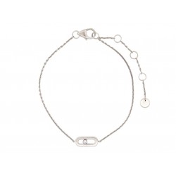 NEUF BRACELET MESSIKA MOVE CLASSIQUE DOUBLE CHAINE 14-18 OR 18K NEW STRAP 3350€