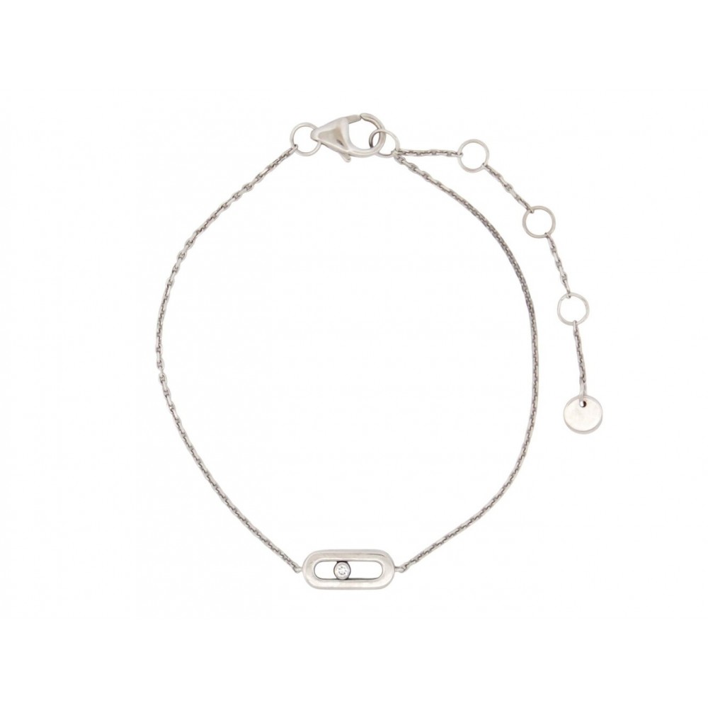 NEUF BRACELET MESSIKA MOVE CLASSIQUE DOUBLE CHAINE 14-18 OR 18K NEW STRAP 3350€