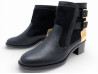 chaussures bottines chanel double sangle g39334