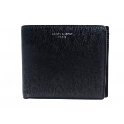 PORTEFEUILLE SAINT LAURENT EAST WEST 396303 EN CUIR GRAIN DE POUDRE WALLET 400€