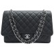 SAC A MAIN CHANEL MAXI GRAND CLASSIQUE TIMELESS JUMBO EN CUIR CAVIAR NOIR 11700€