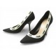 CHAUSSURES DIOR ESCARPINS J'ADIOR KCP550ECF 36 EN TOILE NOIRE PUMP SHOES 990€