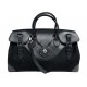 SAC A MAIN RALPH LAUREN RICKY 40 CUIR & POULAIN NOIR BANDOULIERE HAND BAG 5250€