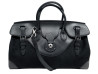 sac a main ralph lauren ricky 40 cuir poulain noir