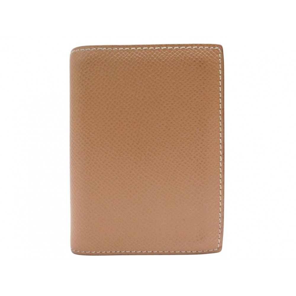 NEUF PORTE AGENDA HERMES COUVERTURE SIMPLE PM CUIR EPSOM GOLD DIARY COVER 332€