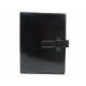 VINTAGE PORTE AGENDA HERMES GM A5 CUIR BOX NOIR BLACK LEATHER DIARY COVER 1170€