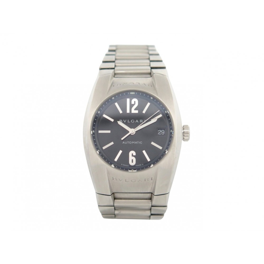 MONTRE BULGARI ERGON EG35S 35 MM AUTOMATIQUE ACIER BROSSE STEEL WATCH 4015€