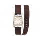 MONTRE HERMES CAPE COD PM CC1.210 23 MM DOUBLE TOUR QUARTZ ACIER + ECRIN 2975€