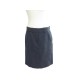 NEUF JUPE MI LONGUE LOUIS VUITTON 40 M EN LAINE & ALPAGA NOIR WOOL SKIRT 1500€