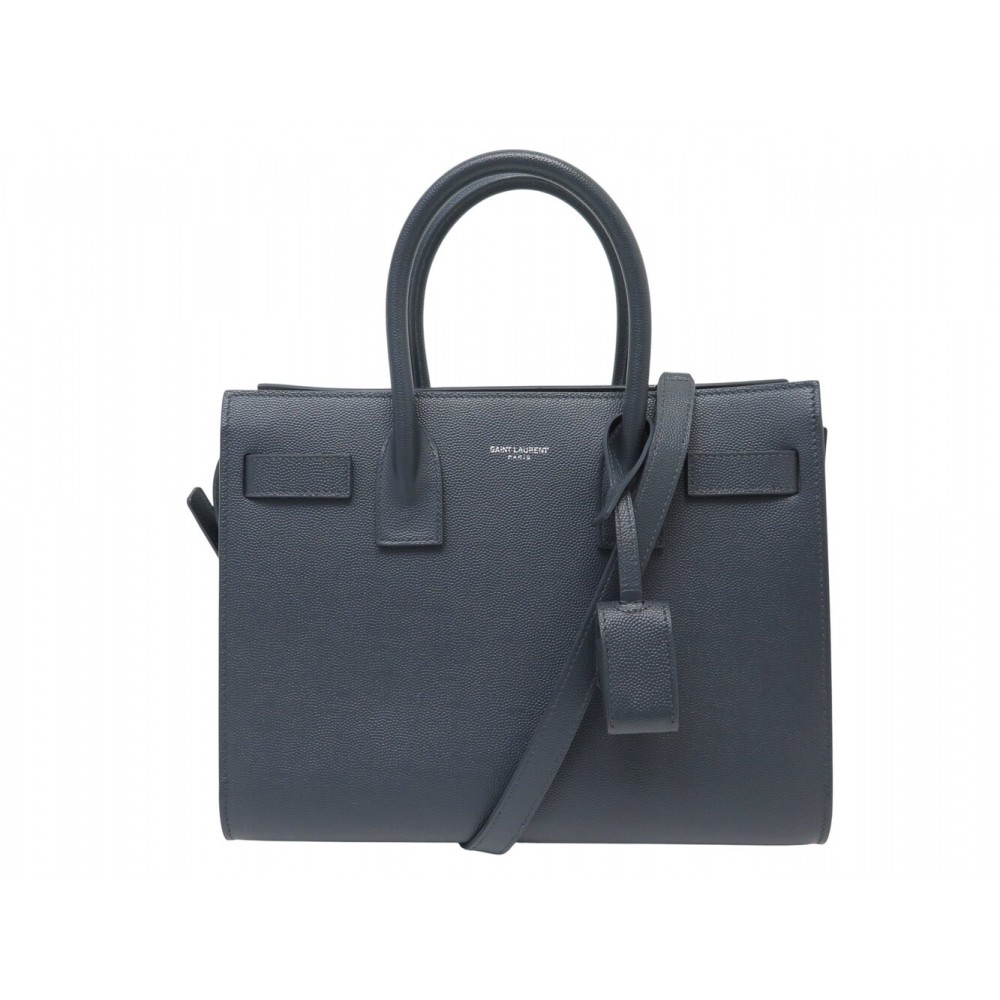 SAC A MAIN SAINT LAURENT SAC DE JOUR DE JOUR BABY 421863 CUIR GRAINE BAG 2500€