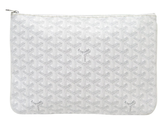 sac pochette goyard senat mm en toile goyardine