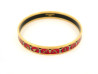 bracelet hermes fin en email rouge instruments de