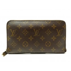 PORTEFEUILLE LOUIS VUITTON ZIPPY ORGANIZER M62581 EN TOILE MONOGRAM WALLET 810€