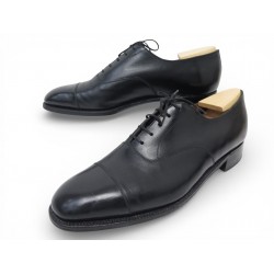 CHAUSSURES JM WESTON 300 RICHELIEU 8C 41.5 42 FIN EN CUIR NOIR EMBAUCHOIRS 985€