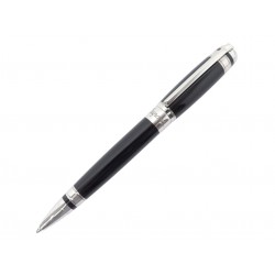 NEUF STYLO BILLE ST DUPONT LINE D 415606 EN LAQUE NOIR ECRIN BALLPOINT PEN 590€