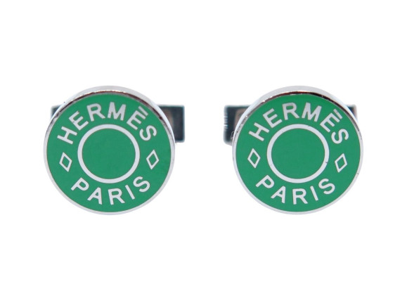 boutons de manchettes hermes licol 2 h052056fp metal