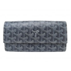 RARE NEUF PORTEFEUILLE GOYARD VARENNE EN TOILE GOYARDINE GRISE WALLET NEW 1700€