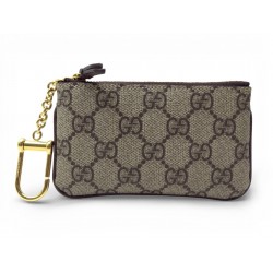 NEUF ETUI A CLES GUCCI OPHIDIA 772321 EN TOILE GG SUPREME KEY HOLDER NEW 290€