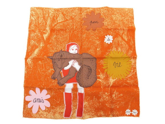  rare foulard hermes gavroche amis pour la vie