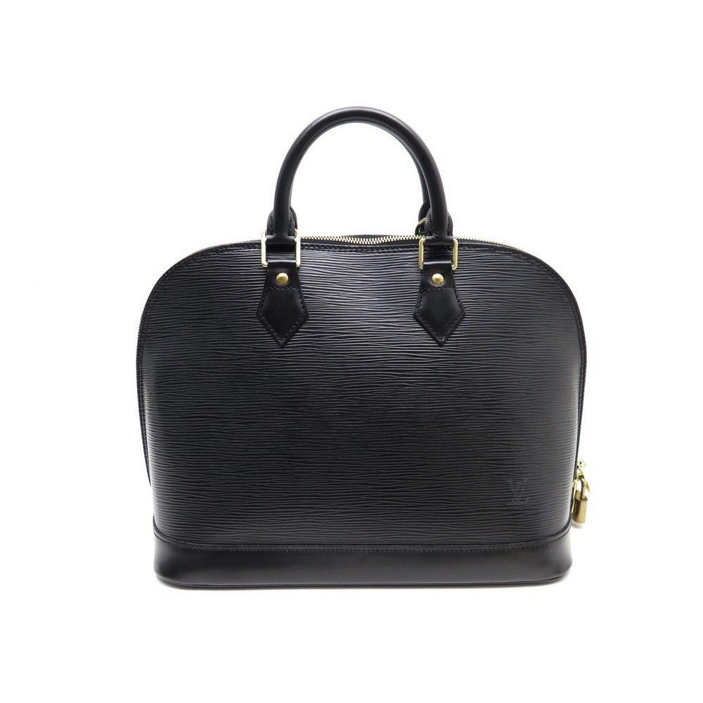 sac a main louis vuitton alma cuir epi noir pm