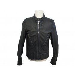 NEUF BLOUSON YVES SAINT LAURENT BIKER PERFECTO 48 M VESTE CUIR NOIR JACKET 4500€