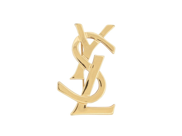 broche yves saint laurent opyum cassandre ysl 5cm en